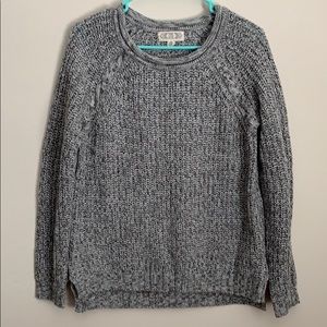 Grey marled sweater by Pink Rose